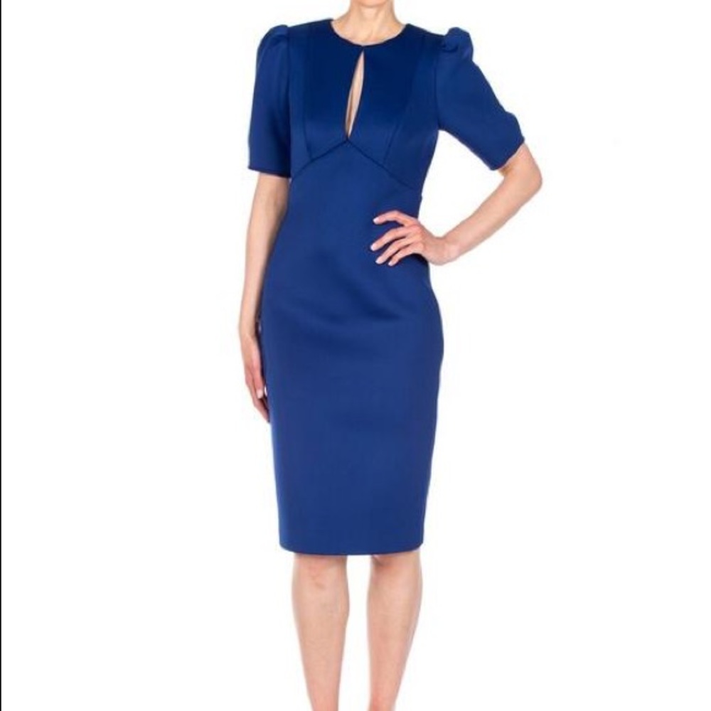 Badgley Mischka Royal Blue Dress